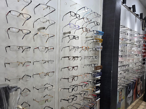 Our wall of prescription frames